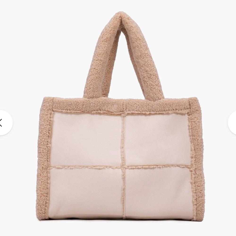 Sherpa Tote Bag -ivory
